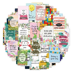 72pcs Inspirational Encouragement Message Note Cards