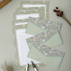 Stationary Paper With Envelopes Set - Writing Letterhead and Envelopes