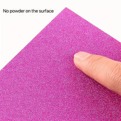 10pcs A4 Glitter Cardstock Paper Bulk Craft 10 Colors DIY Project Wedding Birthd
