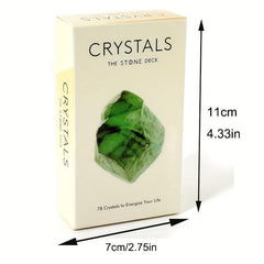 78 Crystals Tarot Deck Set - Energize Your Life & Unlock Inner Wisdom