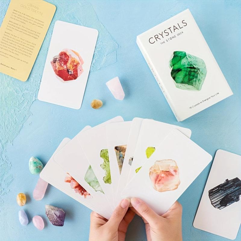 78 Crystals Tarot Deck Set - Energize Your Life & Unlock Inner Wisdom