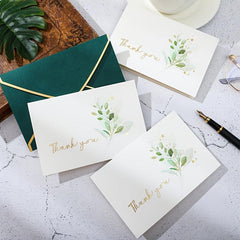 6pcs Thank You Card Craft Paper Blank Thank You Card With Envelope