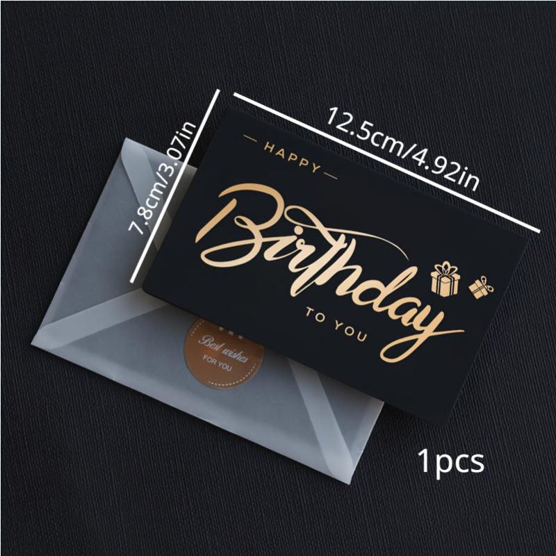 Birthday Greeting Card Bronzing Invitations Postcard