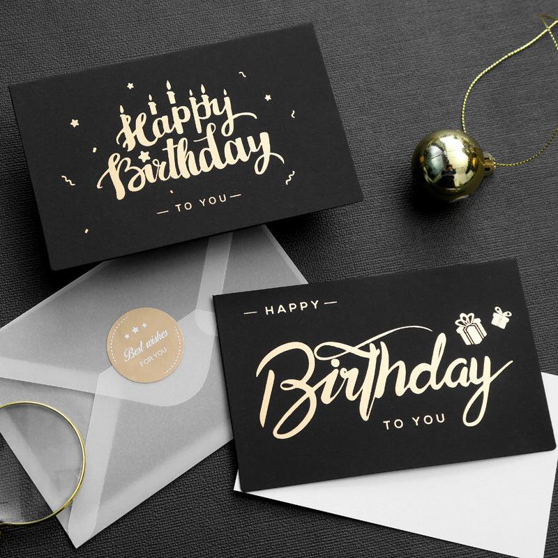 Birthday Greeting Card Bronzing Invitations Postcard