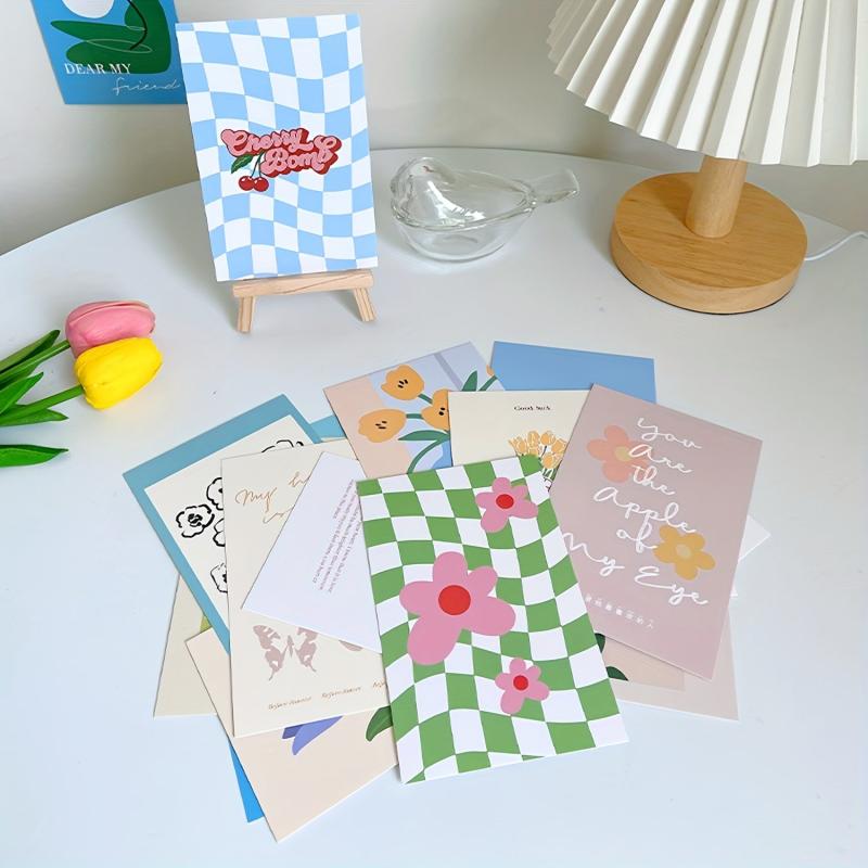 30 Floral Wall Decor Postcards for Home Decoration