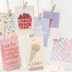 30 Floral Wall Decor Postcards for Home Decoration
