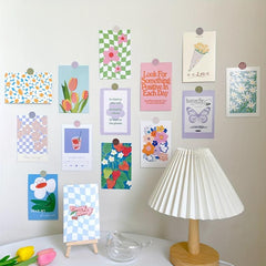 30 Floral Wall Decor Postcards for Home Decoration
