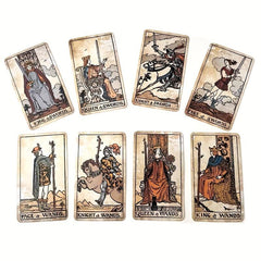 Vintage Elegance Classic Tarot Cards For Beginners - Desk/Board Card Collection
