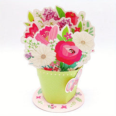 3D Bouquet Greeting Cards - Mother's Birthday Anniversary Gift