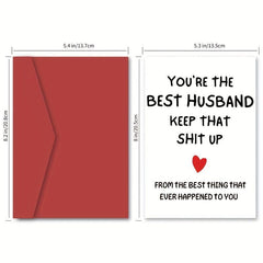 Unique Birthday Card for Your Husband - Surprise Him on His Special Day