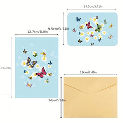 3D Pop Up Butterfly Greeting Card Thanksgiving Gift Card For Women