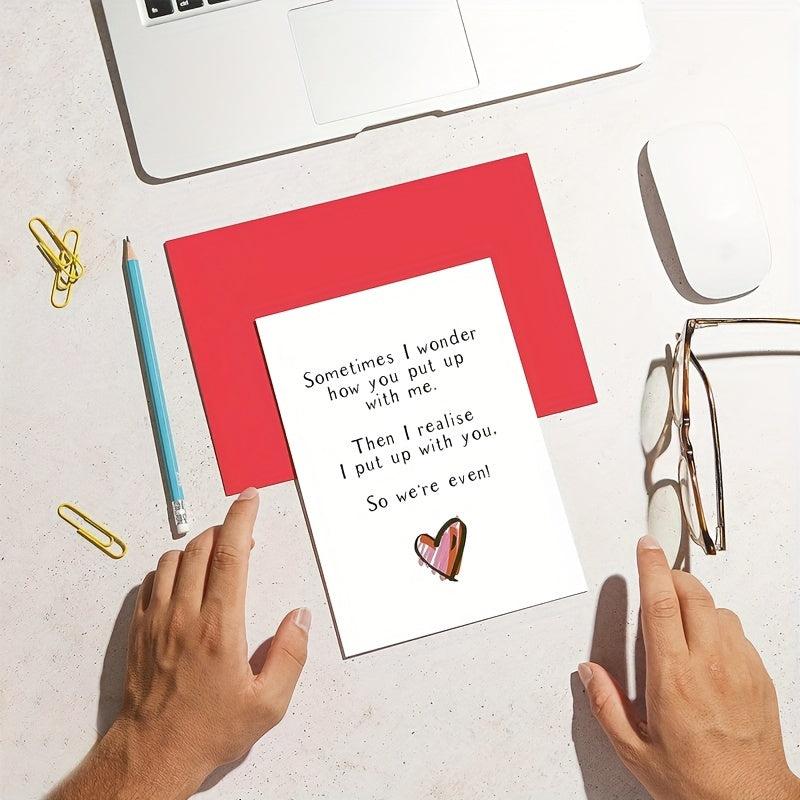 Funny Anniversary Card - Witty Card For Husband or Wife