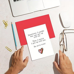 Funny Anniversary Card - Witty Card For Husband or Wife