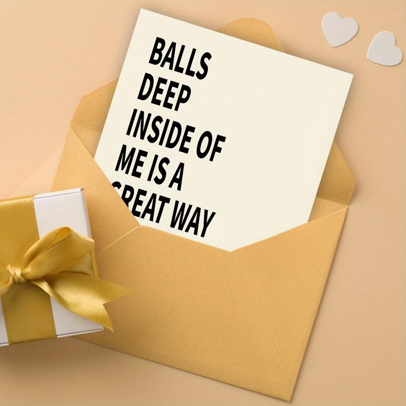 Funny Happy Birthday Card For Him Husband Boyfriend - Unique Birthday Decoration