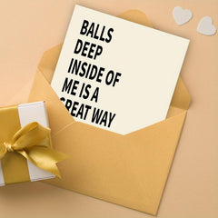Funny Happy Birthday Card For Him Husband Boyfriend - Unique Birthday Decoration