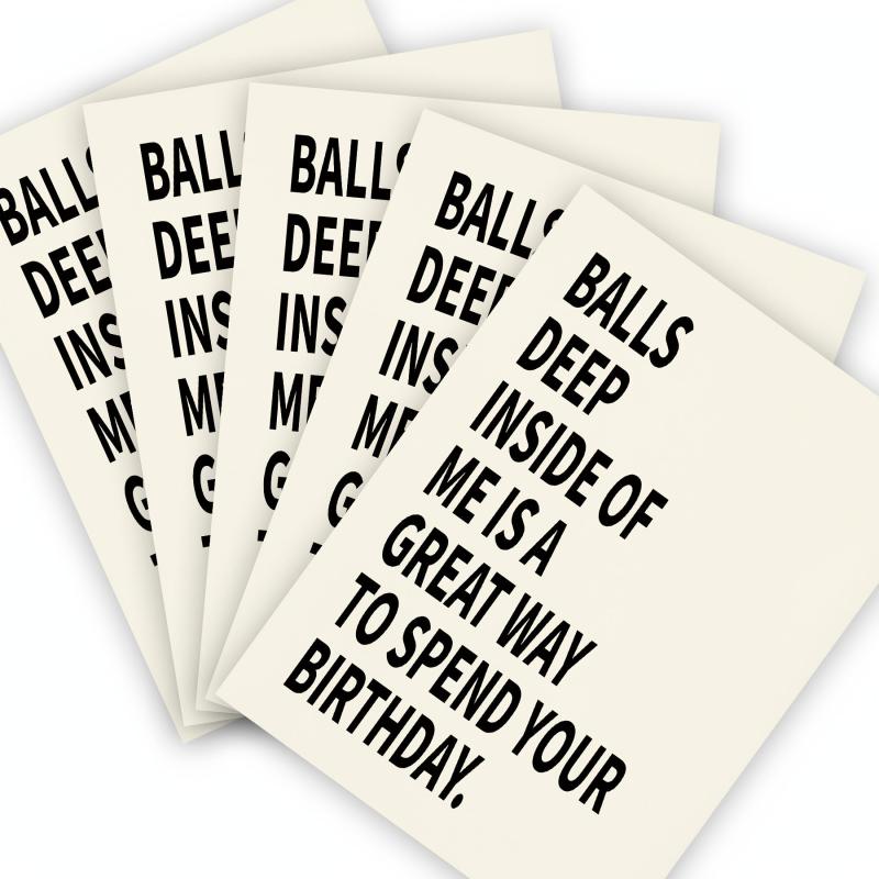 Funny Happy Birthday Card For Him Husband Boyfriend - Unique Birthday Decoration