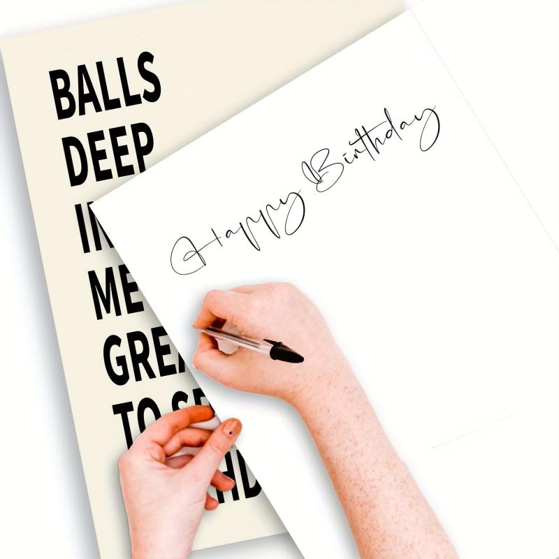 Funny Happy Birthday Card For Him Husband Boyfriend - Unique Birthday Decoration