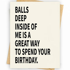 Funny Happy Birthday Card For Him Husband Boyfriend - Unique Birthday Decoration