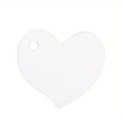 50pcs Love Heart Gift Paper Label Hang Tags Wedding Party Cards