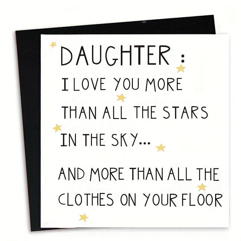Birthday Card For Daughter From Mom Dad With Envelopes