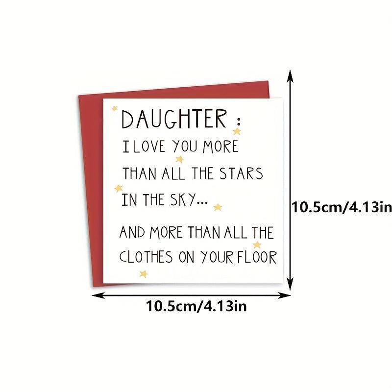 Birthday Card For Daughter From Mom Dad With Envelopes