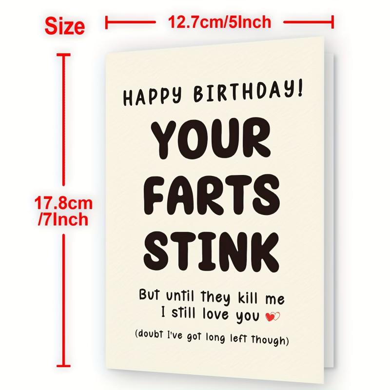 Funny Happy Birthday Card For Him/Her 30th-70th