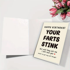 Funny Happy Birthday Card For Him/Her 30th-70th