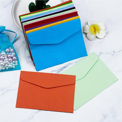 60 Pcs Colored Mini Envelopes Lovely for Wedding Birthday Party