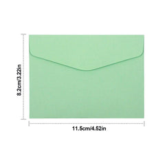 60 Pcs Colored Mini Envelopes Lovely for Wedding Birthday Party