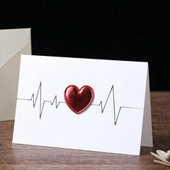 3D Love Greeting Card - Romantic Pop-Up Card