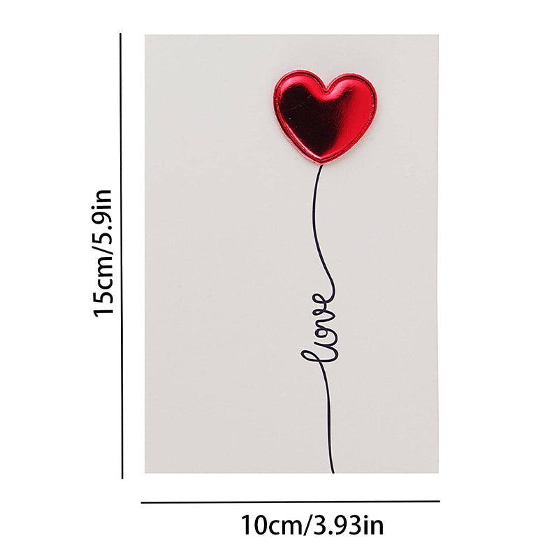 3D Love Greeting Card - Romantic Pop-Up Card