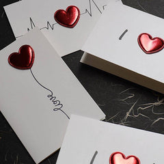 3D Love Greeting Card - Romantic Pop-Up Card
