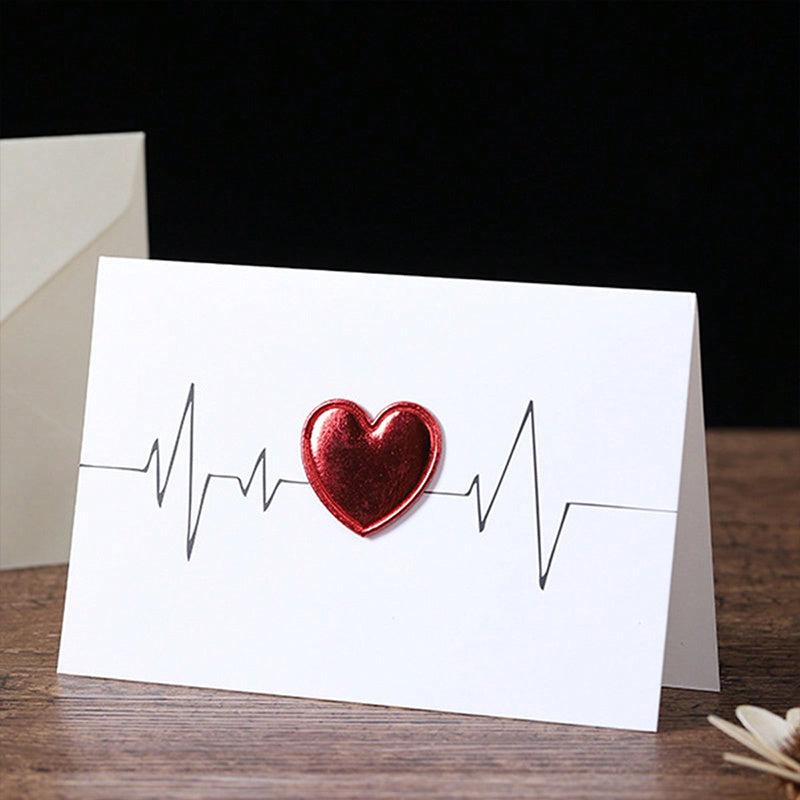 3D Love Greeting Card - Romantic Pop-Up Card