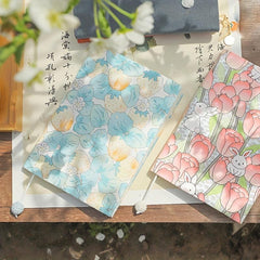 Cloth Book Cover Notebook A5 Tulip Bag Book Jacket