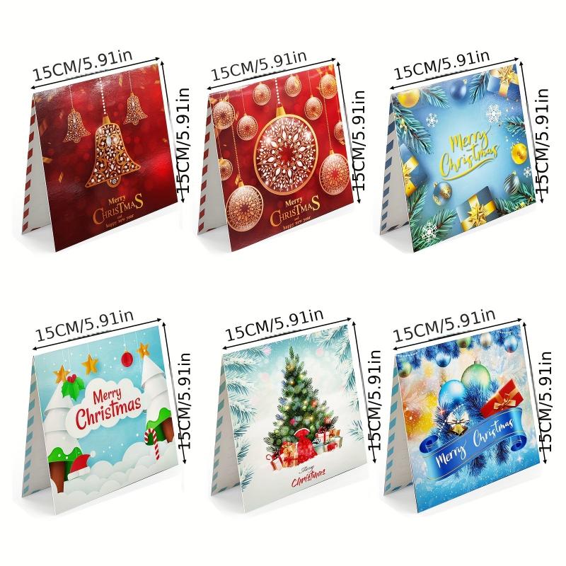 DIY Christmas Diamond Painting Greeting Card Sticker Exclusive Dotted Rhinestone