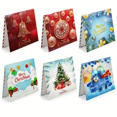 DIY Christmas Diamond Painting Greeting Card Sticker Exclusive Dotted Rhinestone
