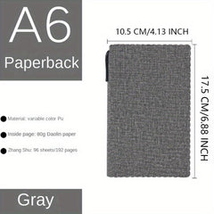 Leather PU Notepad Hardcover A5 Notebook