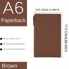 Leather PU Notepad Hardcover A5 Notebook