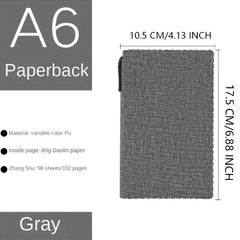 Leather PU Notepad Hardcover A5 Notebook