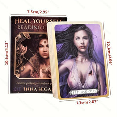 Heal Yourself Reading Oracle Cards Deck with QRCode Guidebook