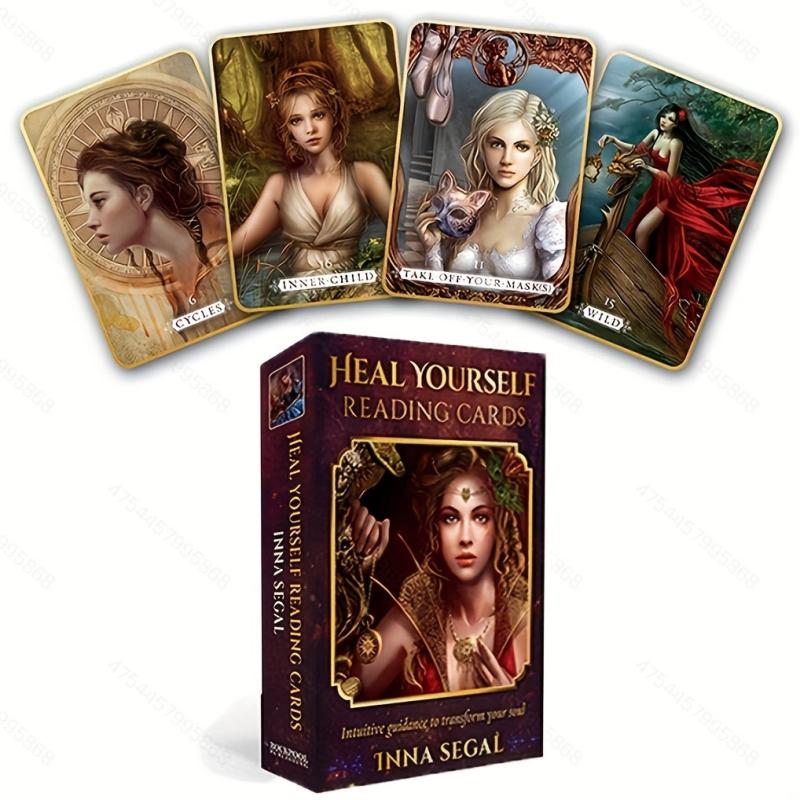 Heal Yourself Reading Oracle Cards Deck with QRCode Guidebook