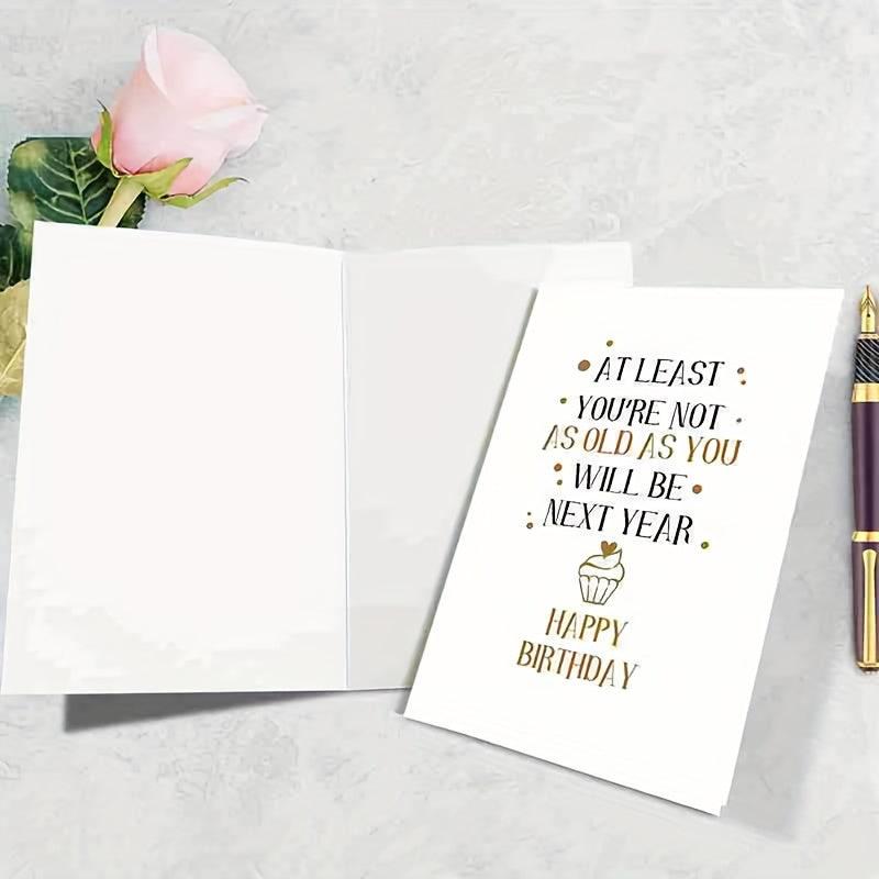 Funny Joke Birthday Card for Friends Snarky Card for Him Her Hilarious