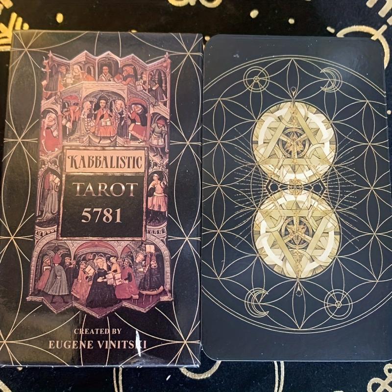 Kabbalistic Tarot 5781 Deck Illustrated Occult Cards for Tarot Reading
