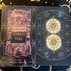 Kabbalistic Tarot 5781 Deck Illustrated Occult Cards for Tarot Reading