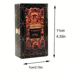 Kabbalistic Tarot 5781 Deck Illustrated Occult Cards for Tarot Reading