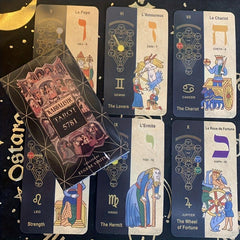 Kabbalistic Tarot 5781 Deck Illustrated Occult Cards for Tarot Reading