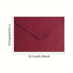 10pcs Wedding Invitation Envelopes Hemp Weave Mailers
