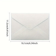10pcs Wedding Invitation Envelopes Hemp Weave Mailers