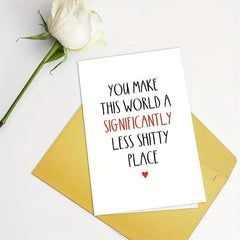Funny Birthday Card For Bestie - Set of 2