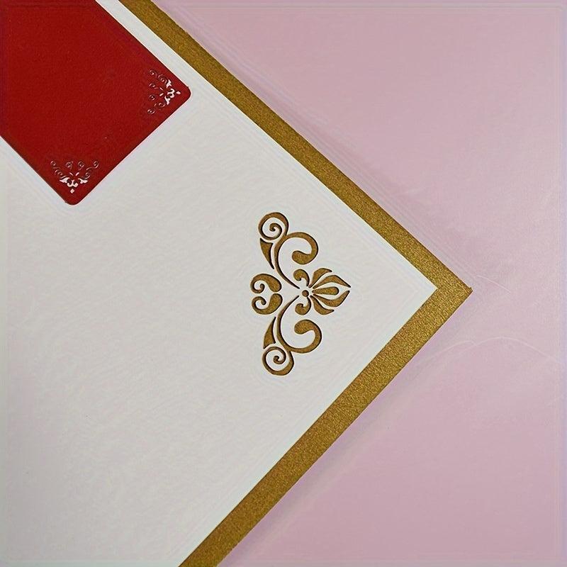 3D Romantic Love Wedding Cards Pack